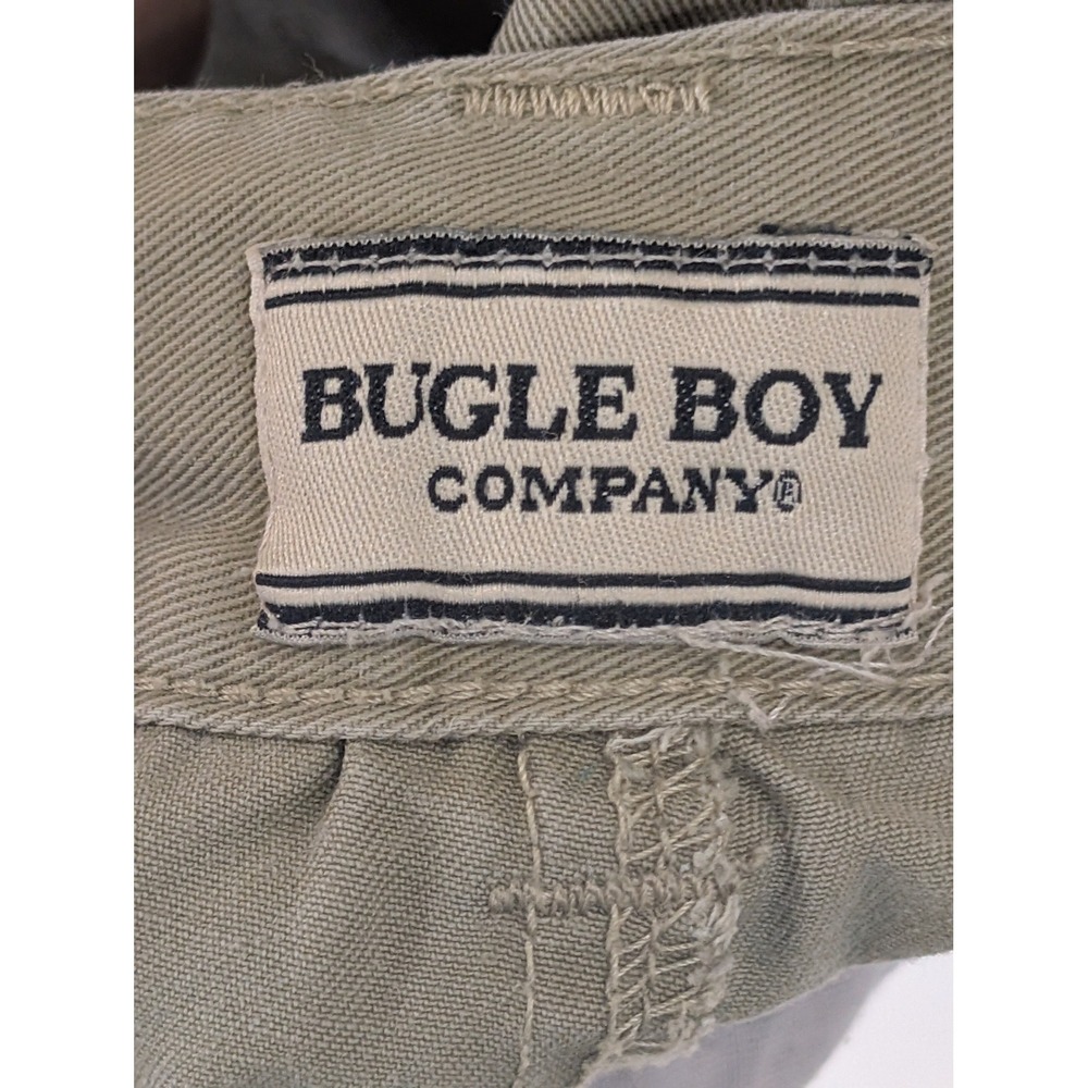 Vintage 90's Bugle Boy Khaki Pants Mens Size 38x32 Cotton Blend Cargo‎ Utility - Picture 5 of 5
